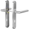 AGT Door Handle: Modern Stainless Steel Door Fitting Set, 2