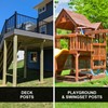 Fast 2K Deck Post Mix | Expanding Foam Concrete Alternative