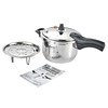 VITASUNHOW Stainless Steel Pressure Cooker with Steamer Basket, Faster Cooking