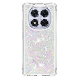 COTDINFOR Kompatibel mit Redmi Note 14 Pro Glitzer Hülle Flüssigkeit Glitzer Stoßfest Fließend Glänzend Schlank SchutzHülle Silikon HandyHüllen für Redmi Note 14 Pro Love Color YBWTLS.