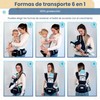 Quimets. Babytrage, ergonomische 6-in-1-Babytrage, bequem, leicht und atmungsaktiv. Babytrage von
