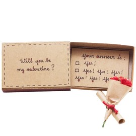 immi Mini Surprise Matchbox Roses Gift (Will You Be My Valentine)