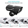 USB Rechargeable Bike Headlight and Back Light Set 600lm Bright