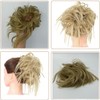 KARLOR Hairpiece with Elastic Band, Messy Bun Hairpiece, Straight, with