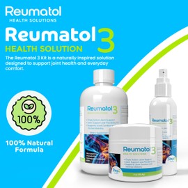 Reumatol 3 Kit – Natural Joint Support Formula for Comfort and Mobility | Helps Ease Stiffness & Promotes Flexible Joints | Herbal Blend for Daily Wellness