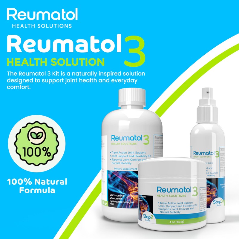 Reumatol 3 Kit – Natural Joint Support Formula for Comfort