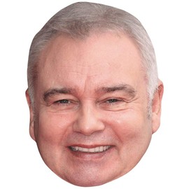 Eamonn Holmes (Smile) Celebrity Mask, Flat Card Face, Fancy Dress Mask