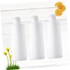 Vaguelly 3pcs Refillable Plastic Travel Containers Durable Lotion and Cosmetic