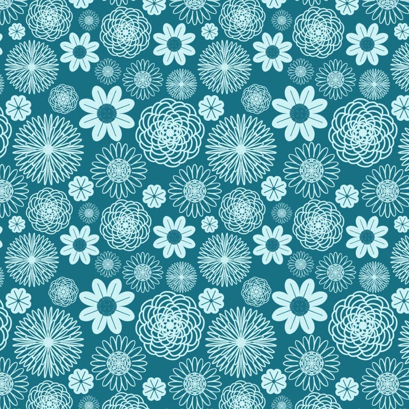 GRAPHICS & MORE Geometric Flower Pattern Gift Wrap Wrapping Paper