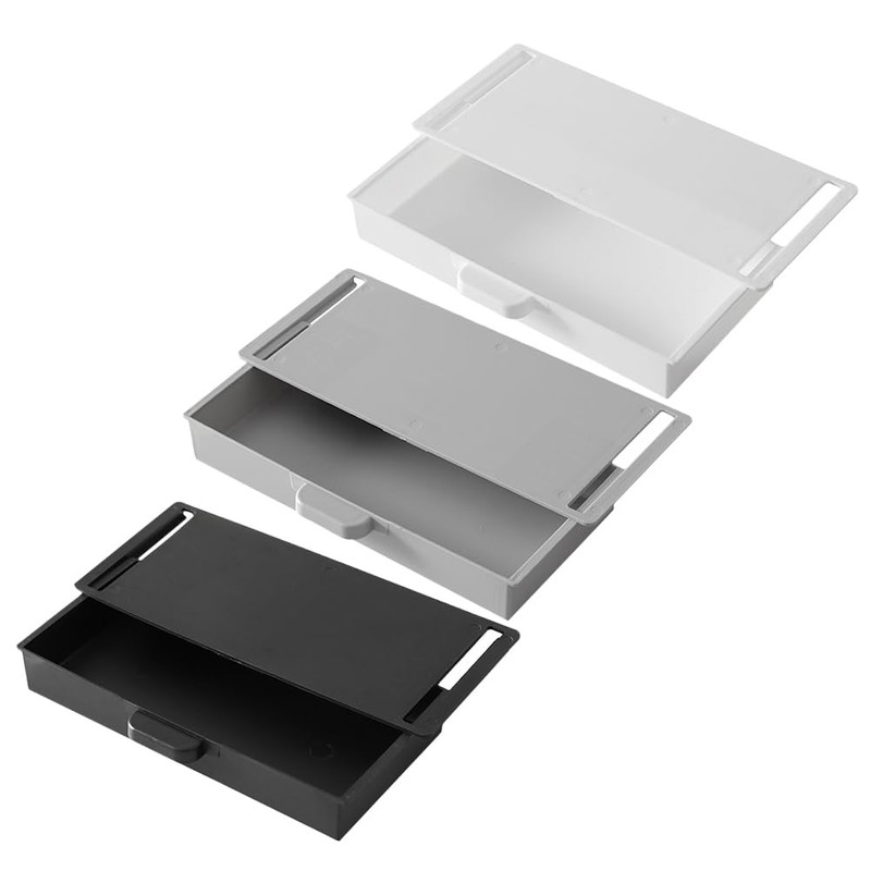 MAGICLULU 3pcs paste drawer Under Desk Out Drawer under table
