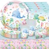SANYUANHE Ocean Birthday Decoration, 61 Pieces Underwater World Children's Birthday