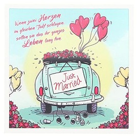 Depesche 5326.037 3D Wedding Greetings Card - Multi-Coloured