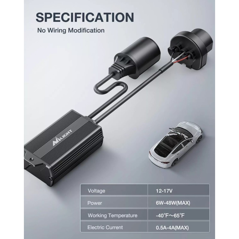 Nilight LED CANbus Decoder Anti-Flickerin - H1/H3
