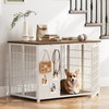 YATINEY Foldable Dog Crate Furniture, Dog Crate with DIY Frame,