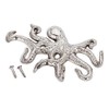 NKlaus Maritime octopus hook 14 x 9 cm nickel-plated brass