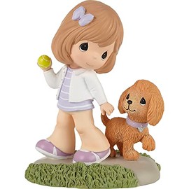 Precious Moments 226401 I Labradore You Black Labrador Resin Figurine, Multicolor