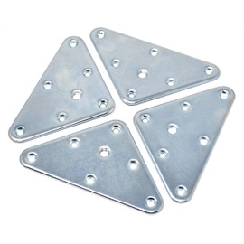 Design61 Set of 4 Mounting Plates for Furniture Feet with M8 Thread