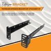 Kings Brand Furniture Bed Frame Footboard Extension Brackets Set of