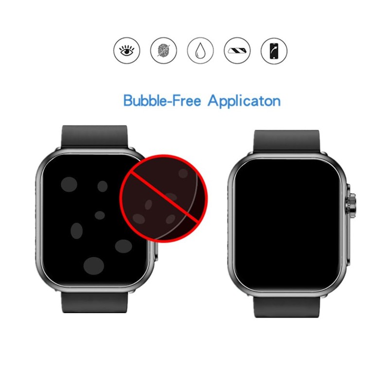MIHENCE Screen Protector Compatible for Jacoosa K62 Smartwatch, 3D Full