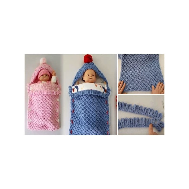 Alize Puffy Baby Big Loop Deckengarn, 100% Micropolyester, weiches Garn,