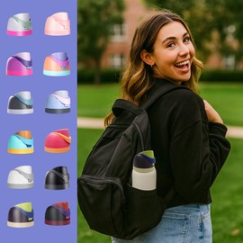 Replacement Lid for Owala, Compatible with Owala Cup 16oz 24oz 32oz 40oz, One Button Water Bottle Top Replacement Lid, Leakproof, BPA-Free Cap Replacement