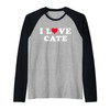 I Love Cate Matching Girlfriend & Boyfriend Cate Name Raglan