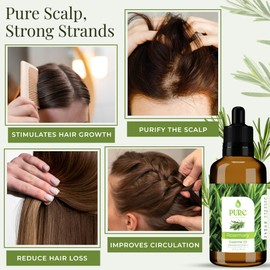 Pure Bio Rosemary Oil 30ml – Natural% Undiluted – Ideal for Aromatherapy, Hair Care, Skincare, and Massage