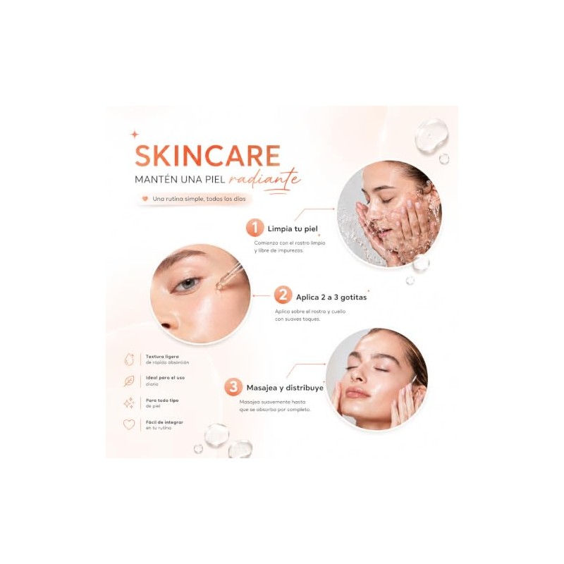 AKAM Suero Facial con Niacinamida 10% y Ácido Tranexámico 4%