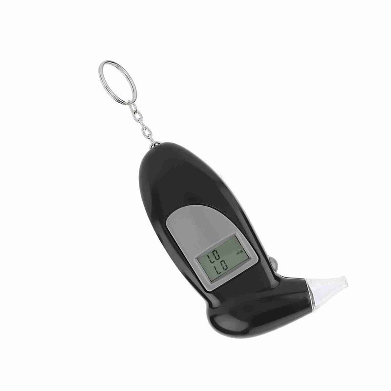 Digital LCD Screen Alcohol Breath Tester Portable Keychain Breath Analyzer