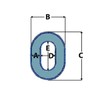 Grade 100 Lifting Chain Short Link 6MM (1.5 Ton Heavy