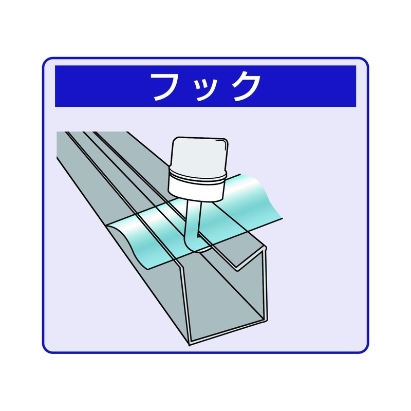 DAIDOHANT 32466 Corrugated Sheet Hooks, Polica One-Touch Hooks, Bronze (Nominal