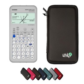 Casio Graph Light with Wyngs Protective Case Black - Graphing Calculator - Basic Package (French)