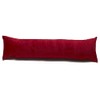 Classic Home Store Burgundy Velvet Draught Excluder Narrow Boat Caravan