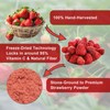 MAYKER Freeze Dried Strawberry Powder 2.82OZ (80Grams), No Added Sugar,