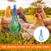 Chicken Vegetable String Bag,2 PCS Hanging Chicken Feeder,Chicken Vegetable Feeder