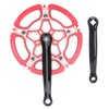 BCD130mm Bike Crankset Crank Arm Aluminium Alloy 47T Single Speed