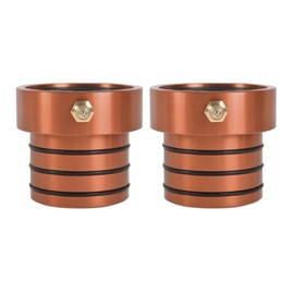 RVtiooy 2pcs Front Axle Tube Seal Pair Red for Jeep for Wrangler 1991-1995 1997-2010 Zj Mj Jk Tj Xj (Red),Fit Testing