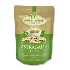 Palm Beach Medicinal Herbs - Astragalus Root Tea - Pure Herbal Tea Series (30 Tea Bags) 100% Natural