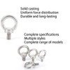 6Pcs Eye Bolts, M8 Eye Bolt,Eye Bolts Heavy Duty for