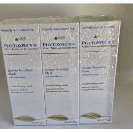 PhytoSpecific Intense Nutrition Mask Conditioning Mask 6.9oz each (LOT OF 3)