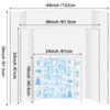 6 Pack Trifold Poster Board, IKAYAS 24" X 36" Single