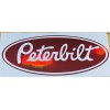 Red Chrome Oil Slick Peterbilt Decal Sticker