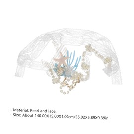 Healvian Delicate Lace Headwrap for Beach Parties Elegant Hair Band Stylish Women Accessories for Travel and Photo Props Eye-catching Design