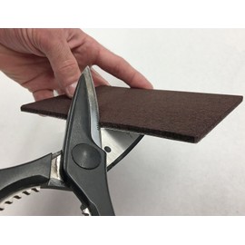 Shepherd Hardware 9860 4-1/4-Inch x 6-Inch Heavy Duty Self-Adhesive Brown Blanket Furniture Pads, 2-Pack