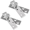 2 Sets Eccentric Pivot Hinge 360° Rotation Hinge Revolving Door