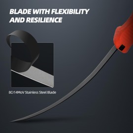 RUNCL Fishing Fillet Knife – Professional Filleting & Boning Knives, 8Cr14MoV Stainless Steel Blade, Corrosion-Resistant, Non-Slip Handles – Ideal for Fishing, Hunting & Outdoor Cooking （9 inch）