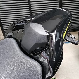 Lorababer fit for Z900 2017-2024 Rear Pillion Passenger Cowl Seat Back Cover Motorcycle Parts Compatible with Ka-wasaki Z 900 2017 2018 2019 2020 2021 2022 2023 2024 ABS Plastic (Matte Black)