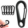 5 Pcs Carabiner Mini Carabiner Snap Hook SUS420J2 Stainless Steel