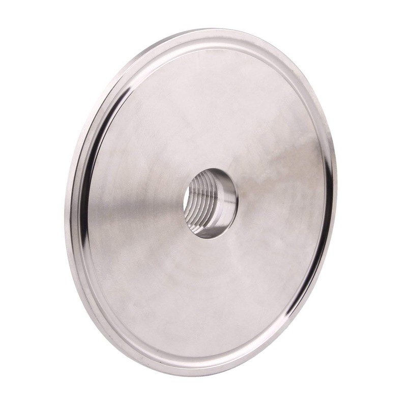 DERNORD Sanitary 3 Inch Tri Clamp to 1/2" NPT Female