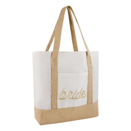 Bride Tote Bag Bride Gifts Bride Bag Bride to Be Gifts Bride to Be Bag Bachelorette Party Decorations Bridesmaid Gift Bride To Be Accessory Wedding Engagement Bridal Shower Gift,Engagement Party Favor